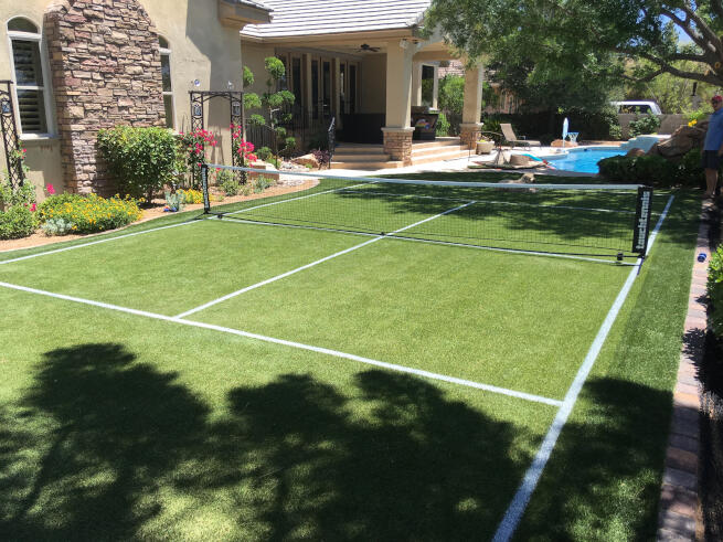 Detroit and all of Michigan Backyard Pickleball Court